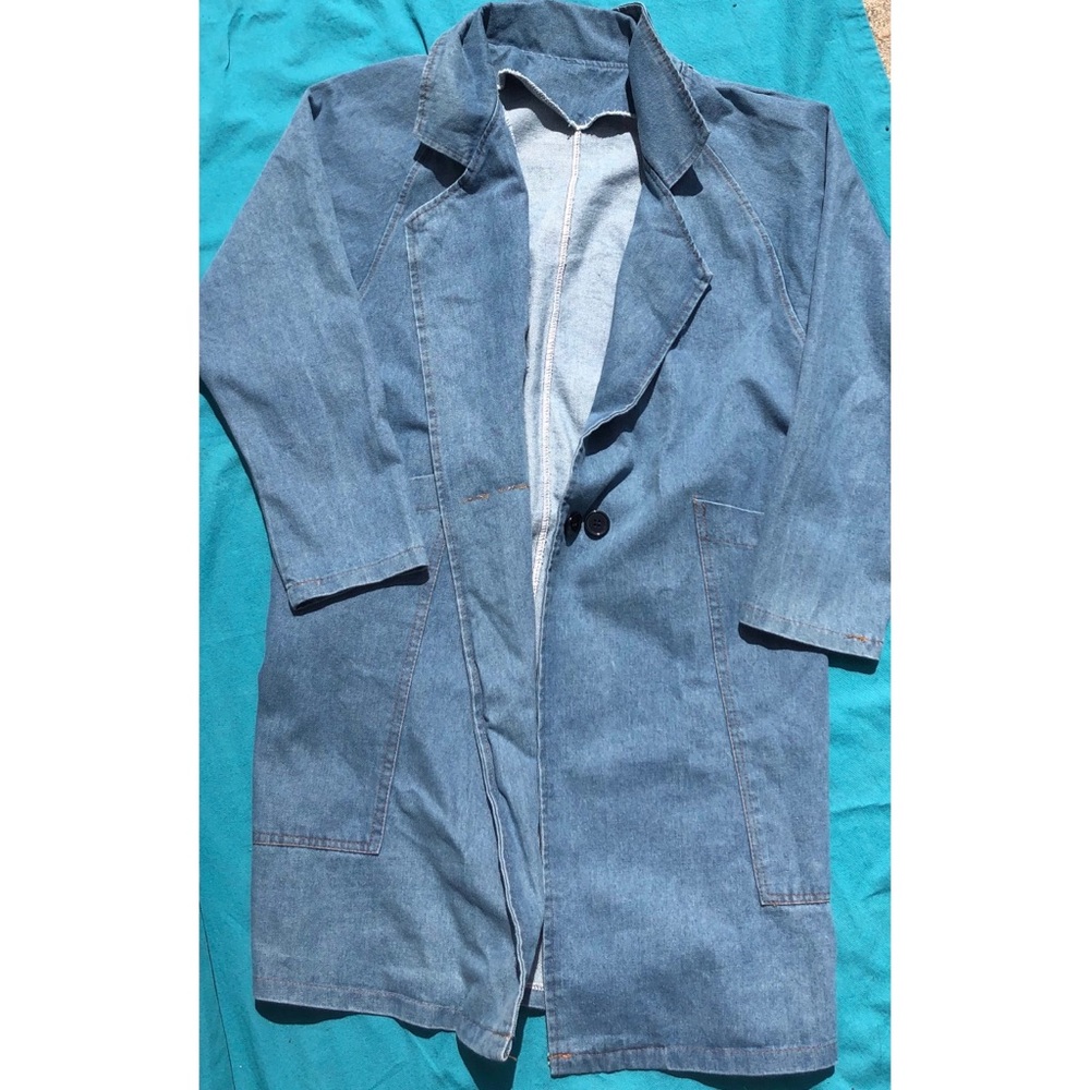 Long Denim Coat